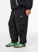 Trackpants with cargo pockets, Black, Model image number 2