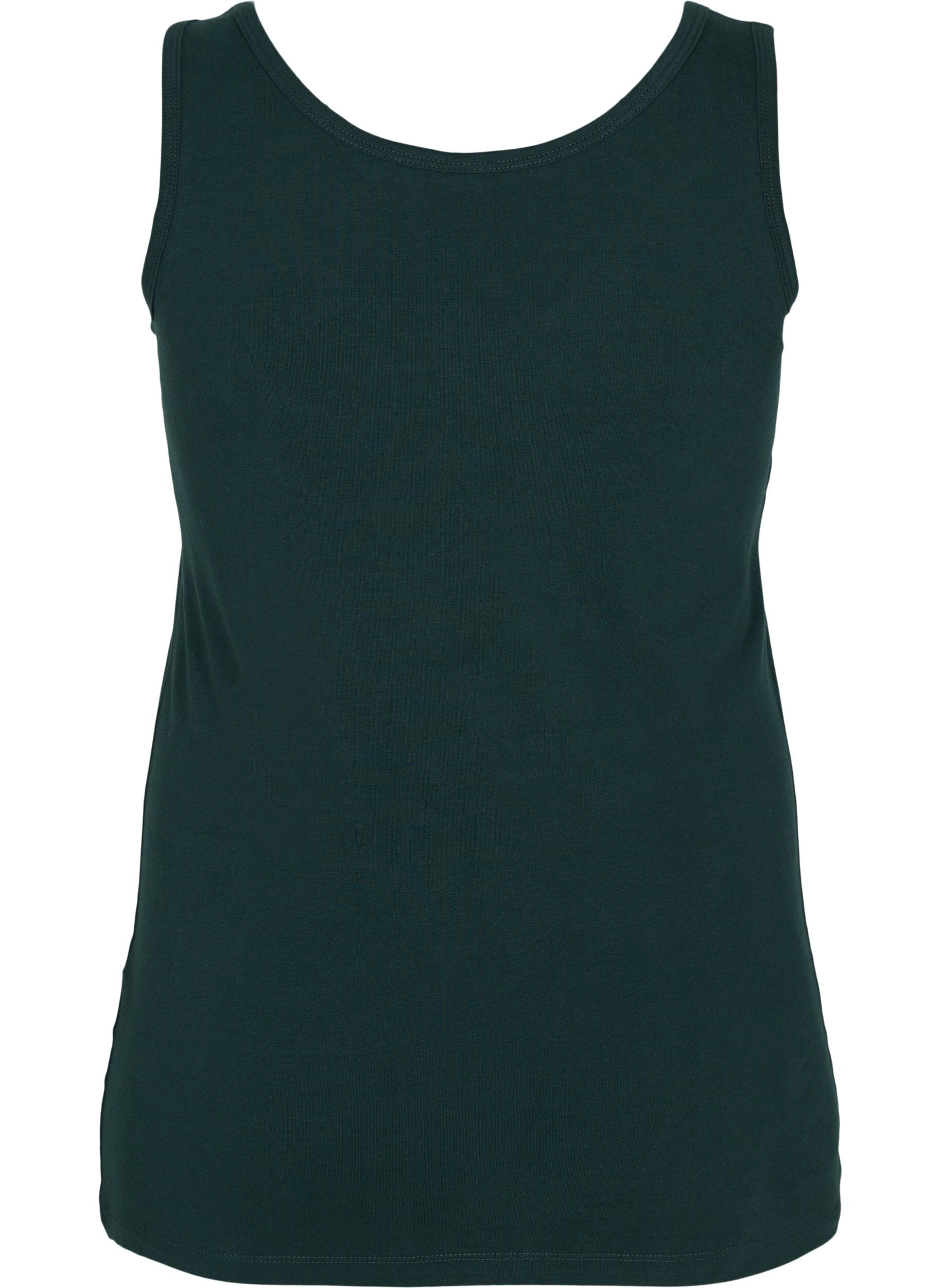 ZizzifashionCotton basic top, Green, Packshot image number 1