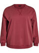 Loose sweatshirt with washed look, Red, Packshot image number 0