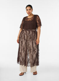 Women's Plus size Lace dresses (40-64) - Zizzifashion Women's Plus size Lace dresses (40-64) - Zizzifashion