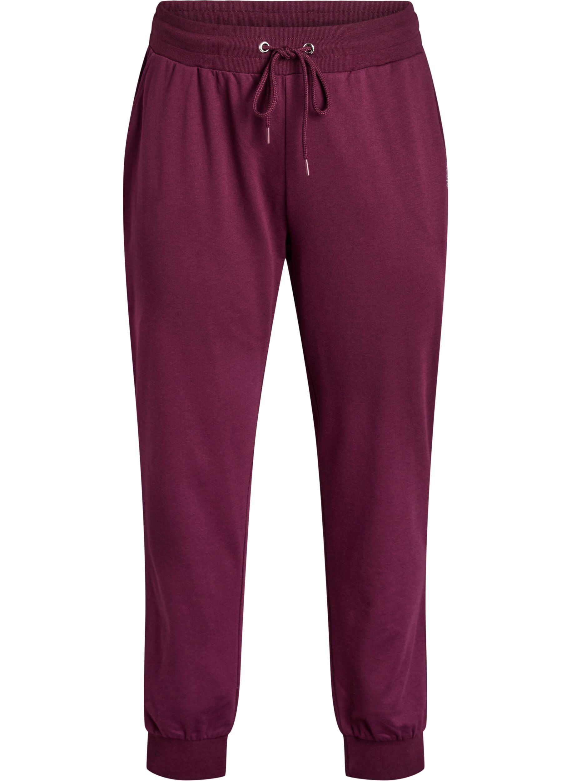 Zizzifashion Loose tracksuit trousers with pockets, Red, Packshot image number 0