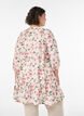 A-line tunic in viscose with 3/4 sleeves, Vanilla, Model image number 2