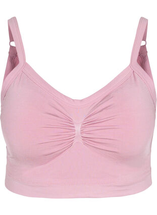 Seamless bra with lining, Mauve Shadows, Packshot image number 0