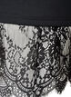 Blouse with mesh sleeves and lace trim, Black, Packshot image number 3