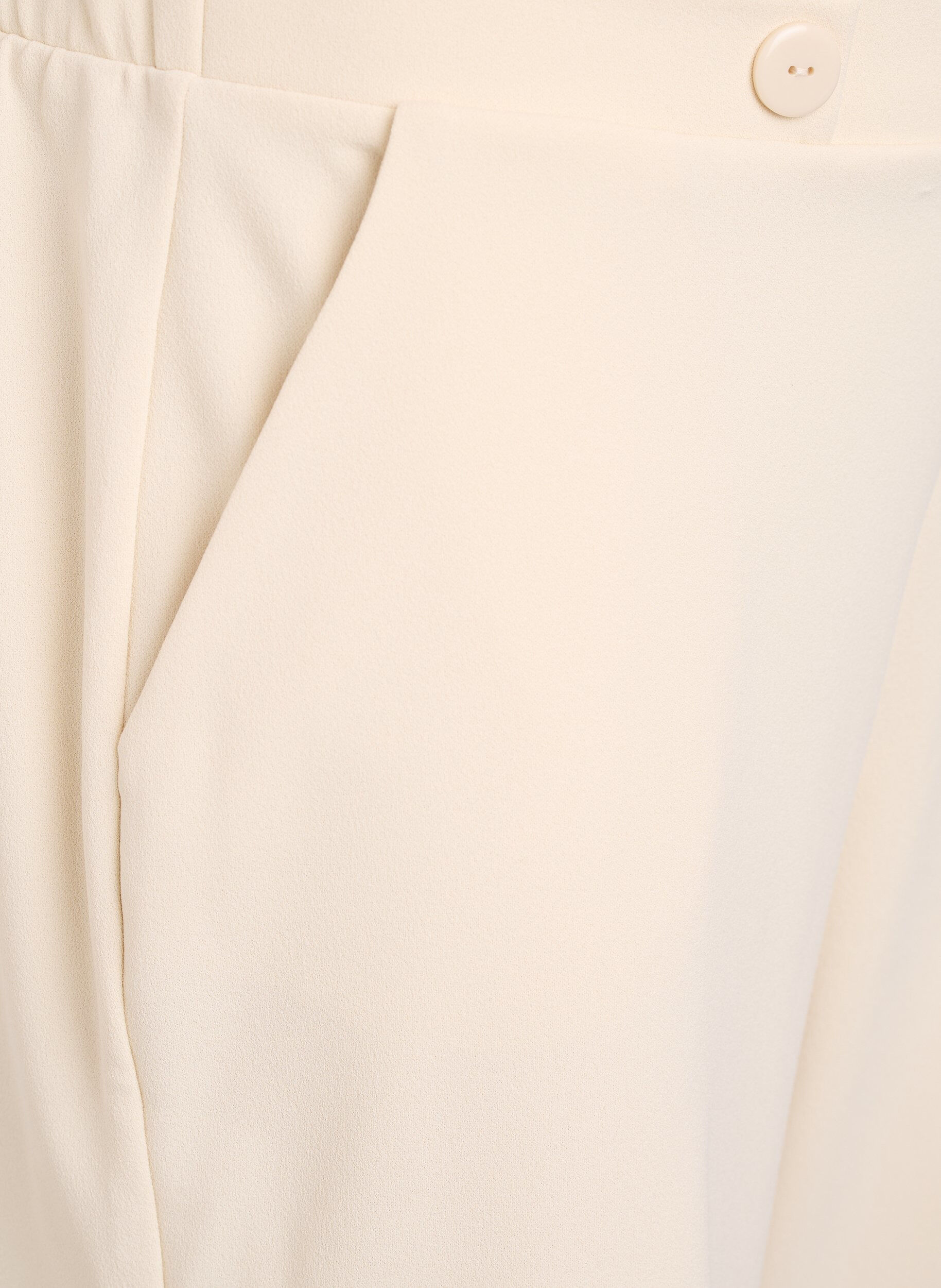 Zizzifashion Ankle length trousers with loose fit, Beige, Packshot image number 2