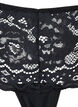 3 pack G-string with a lace trim, Black, Packshot image number 3