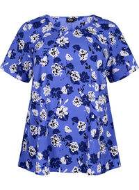 FLASH - Blouse with short sleeves and print