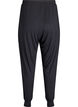 Night trousers in modal with high waist, Black, Packshot image number 1