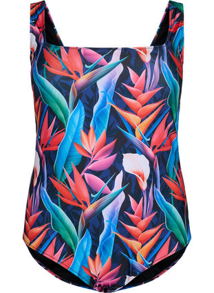 Swimsuit with print, Bright Leaf, Packshot image number 0