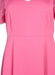 Midi dress with short lace sleeves, Shocking Pink, Packshot image number 2