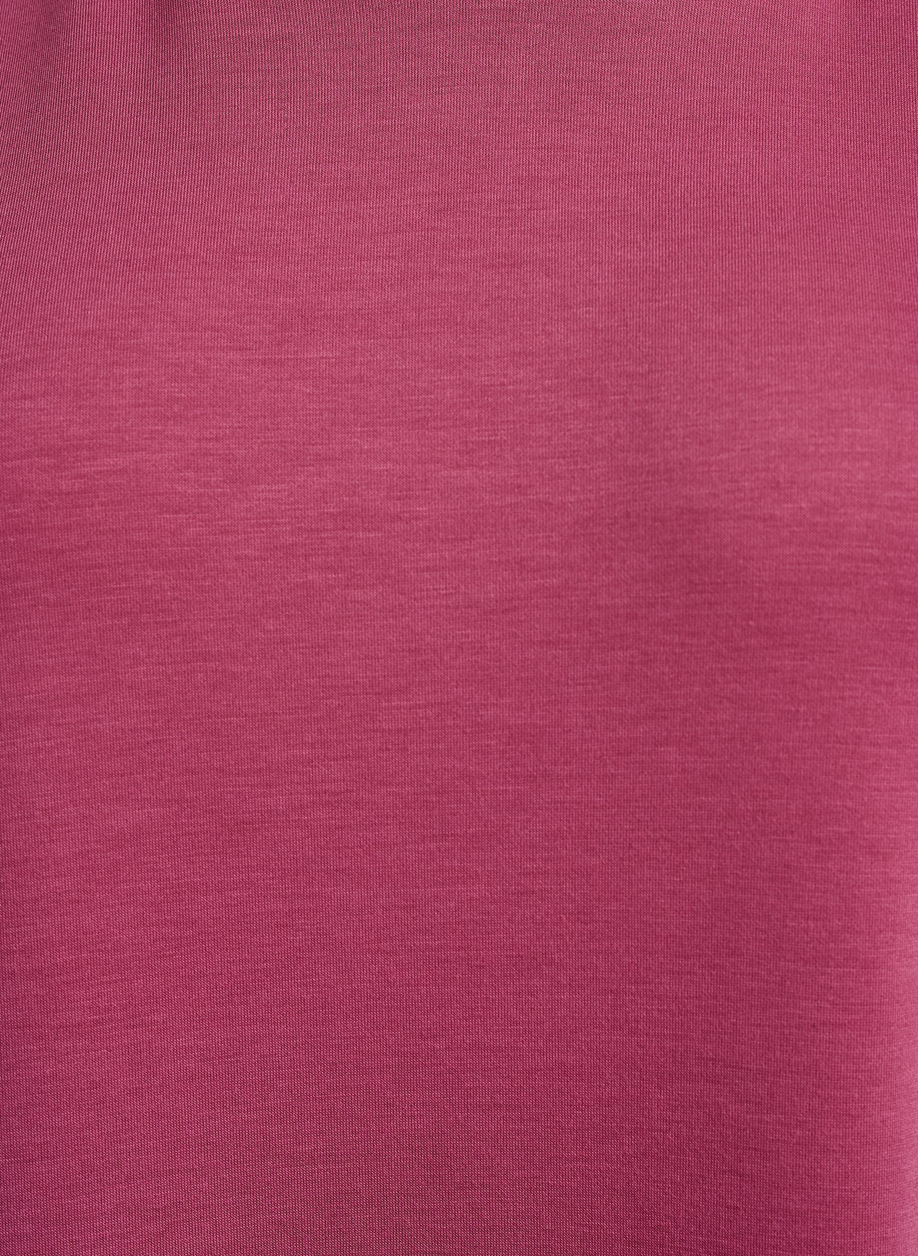 Zizzifashion Short hoodie dress with a kangaroo pocket, Rose, Packshot image number 2