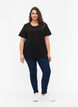 FLASH - 2-pack round neck t-shirts, Black/Black, Model image number 2