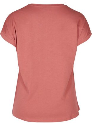 Cotton mix t-shirt, Faded Rose Mel., Packshot image number 1