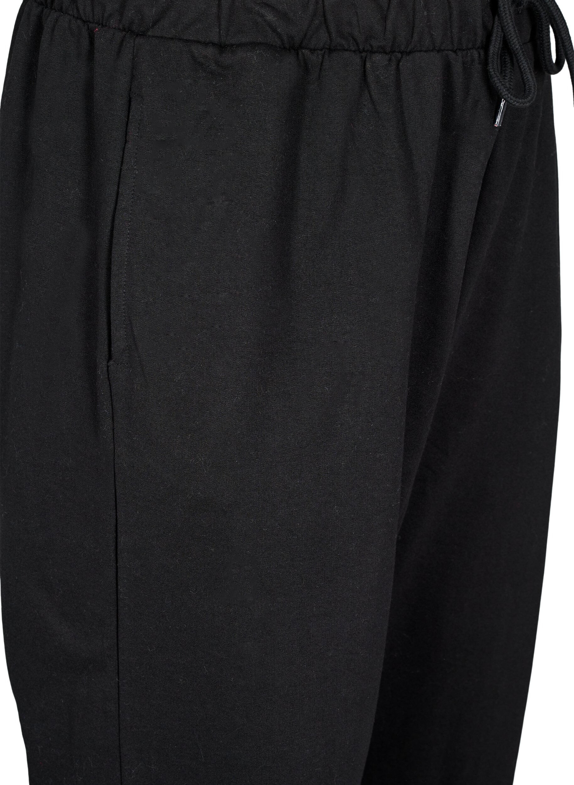 Zizzifashion Sweatpants with pockets, Black, Packshot image number 2