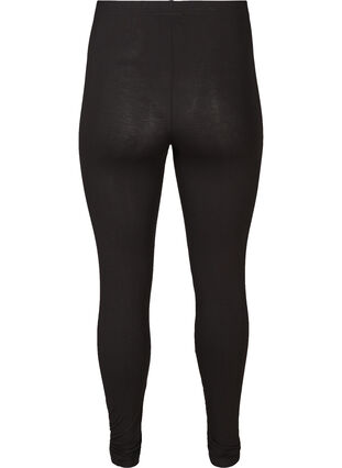 Basic leggings in viscose, Black, Packshot image number 1