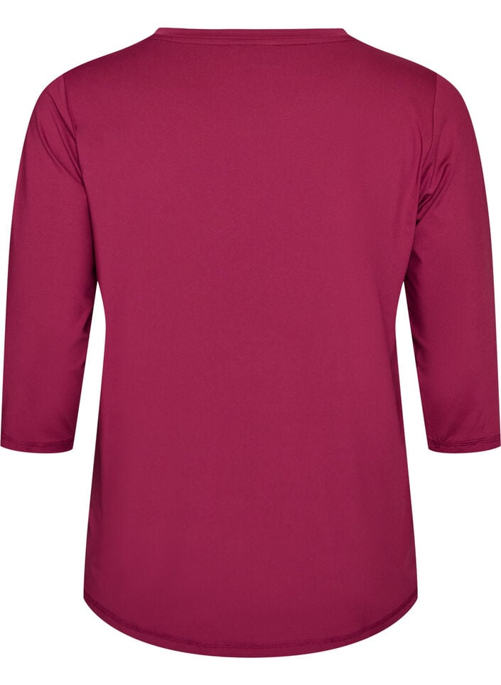 Sports top with 3/4 sleeves, Pink, Packshot image number 1