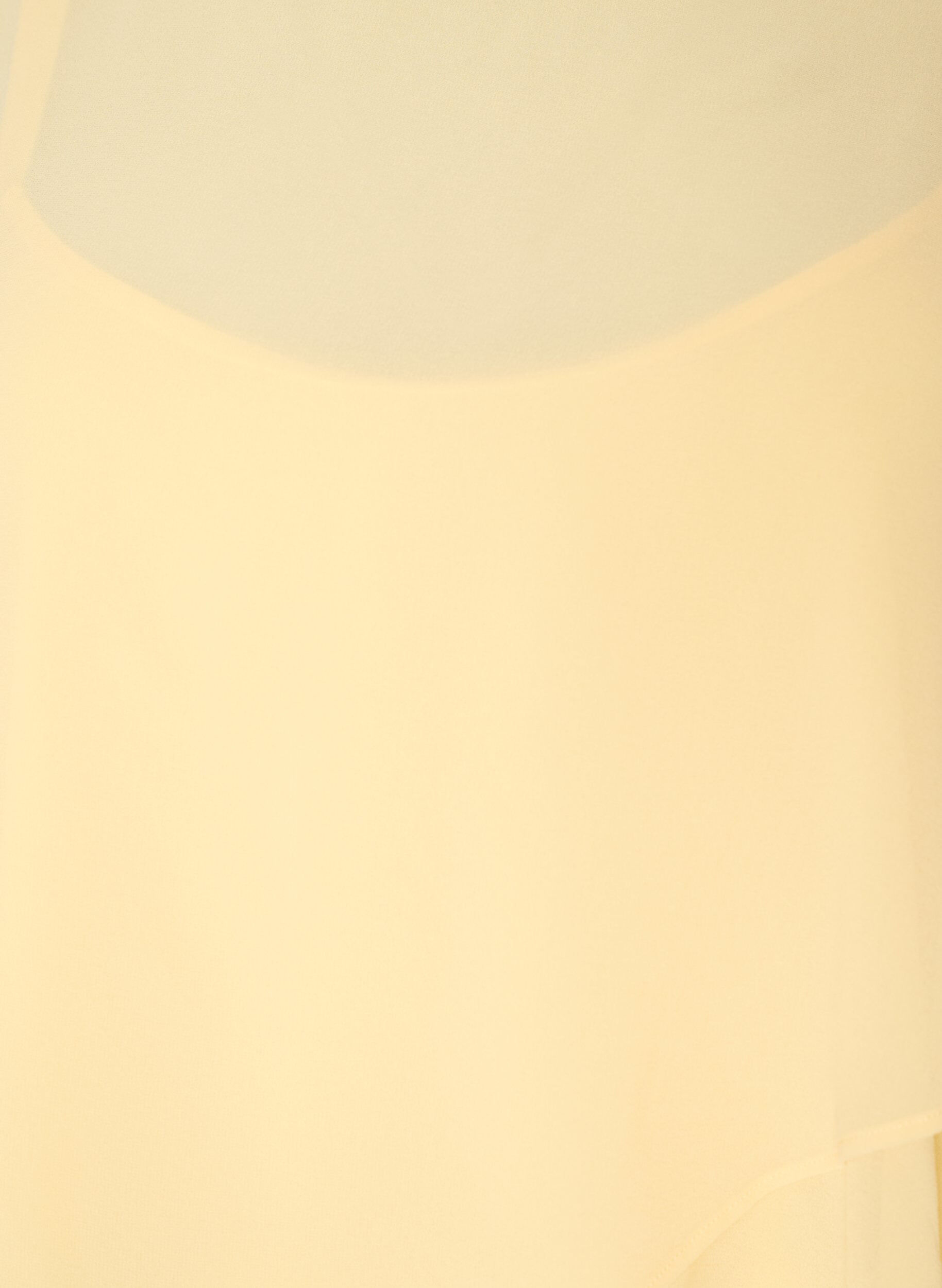 ZizzifashionMaxi dress with ruffle layers and detachable cape, Yellow, Packshot image number 2