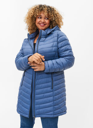 Lightweight jacket with pockets and detachable hood, Bering Sea, Model image number 0