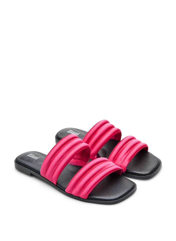 Sandal with padded straps, Pink, Packshot image number 1
