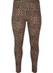 Viscose leggings with leopard print, Black, Packshot image number 0