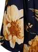 Midi dress with floral print and 3/4 sleeves, Blue, Packshot image number 3