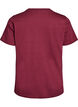 Basic cotton t-shirt with a round neck, Dark Bordeaux, Packshot image number 1