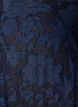 Dress with floral texture and ruffle trim, Blue, Packshot image number 2