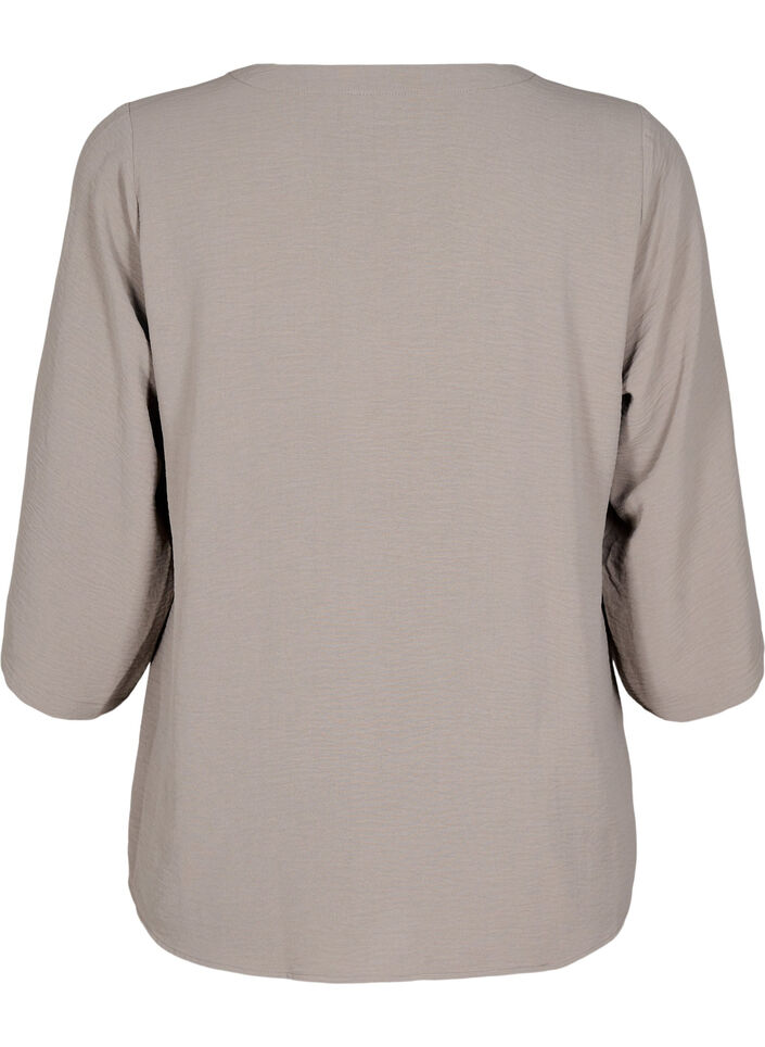 FLASH - Blouse with 3/4 sleeves, Beige, Packshot image number 1