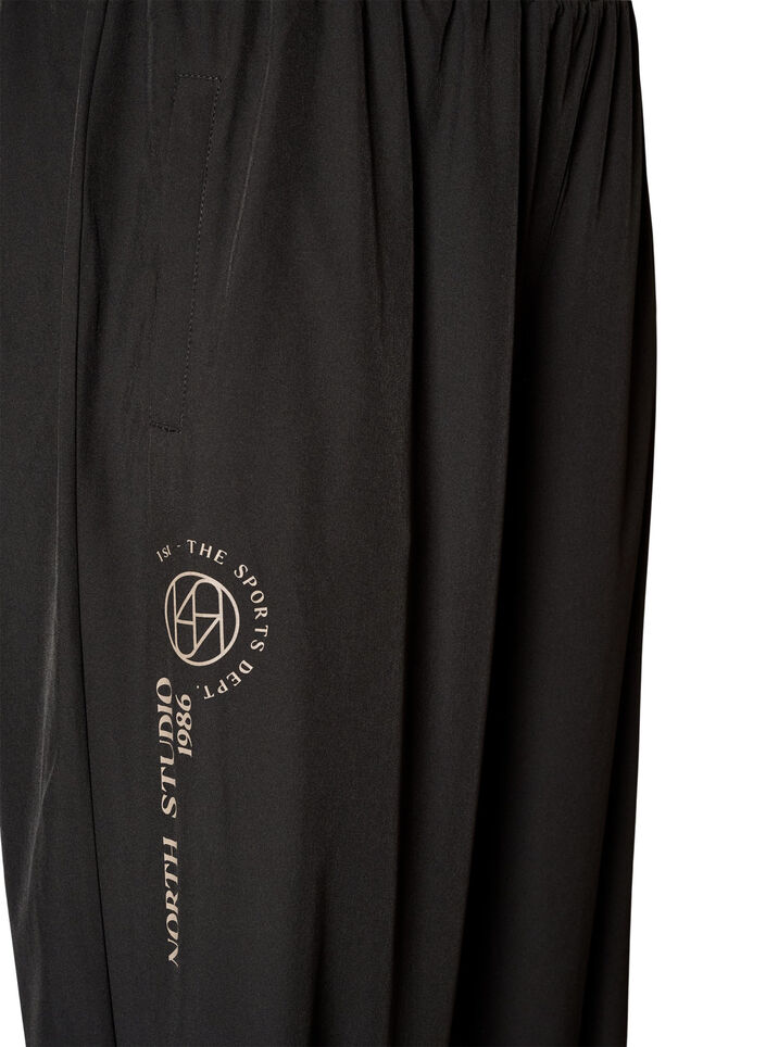 Training trousers with balloon legs, Black, Packshot image number 3