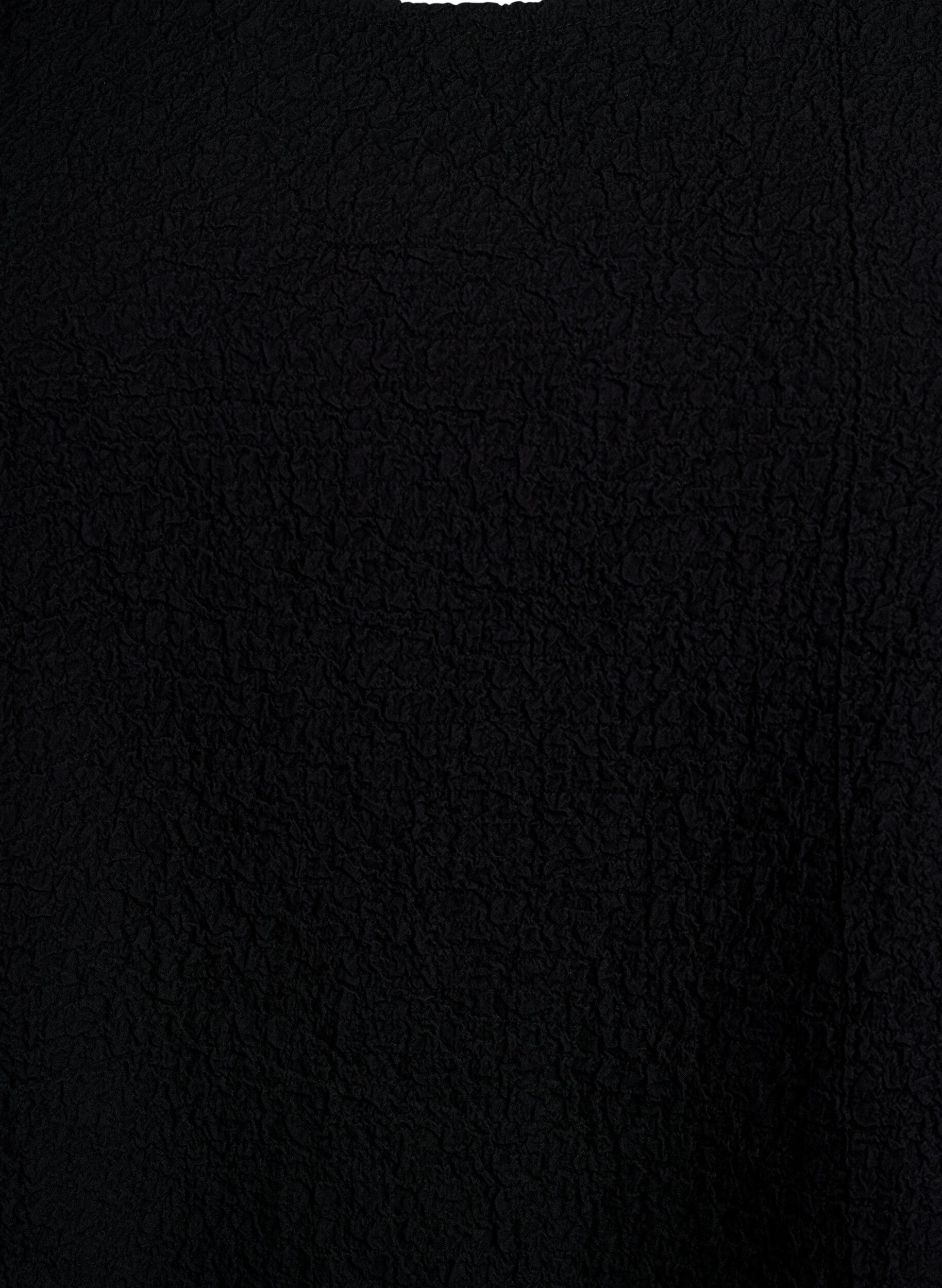 ZizzifashionSleeveless top with texture, Black, Packshot image number 2