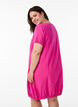 Short sleeve cotton dress, Rose, Model image number 2