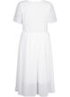 Party dress with lace and an empire waist, Bright White, Packshot image number 1