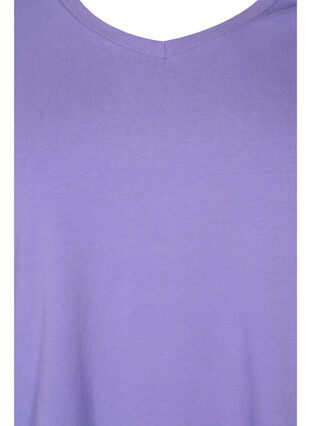 Basic plain cotton t-shirt, Veronica, Packshot image number 2