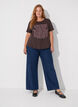T-shirt with motif, Brown, Model image number 1