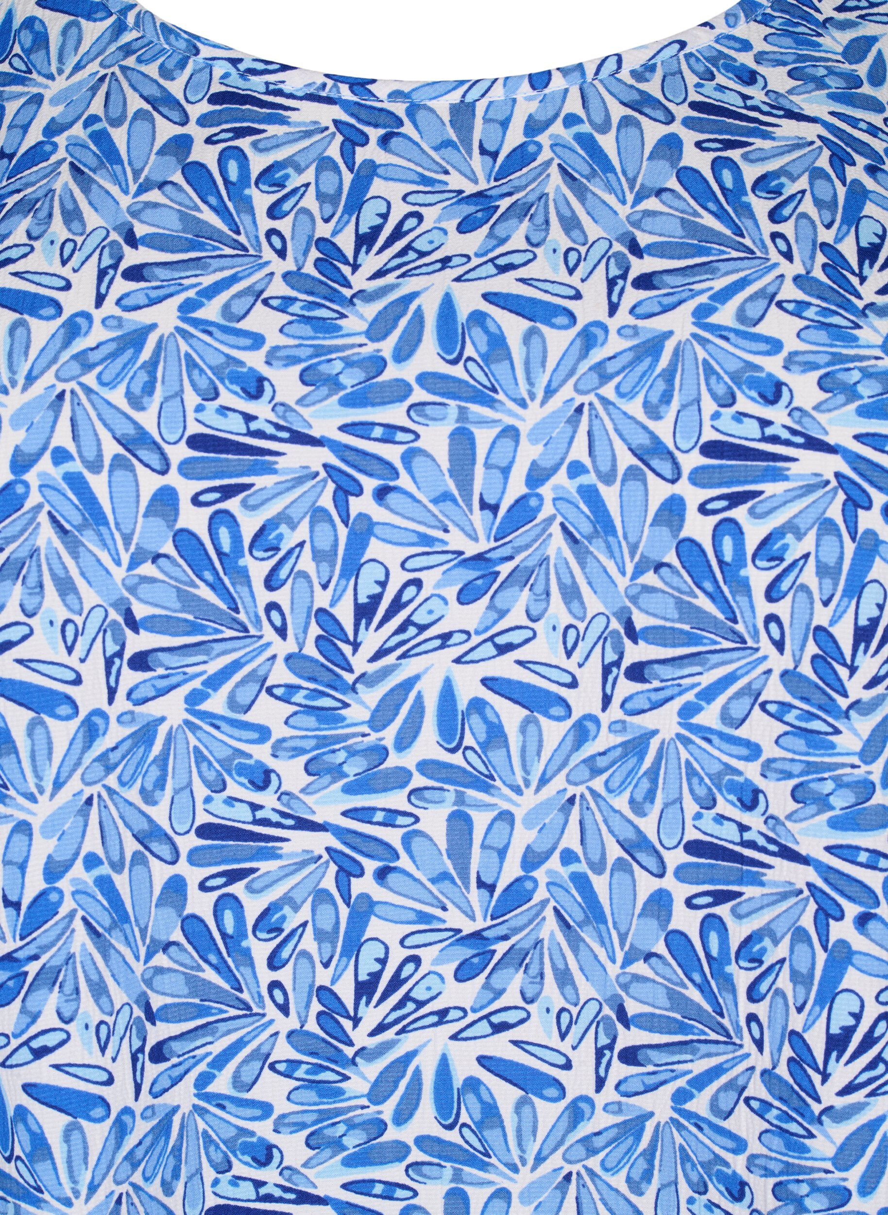 Zizzifashion FLASH - Sleeveless top with print, Blue, Packshot image number 2