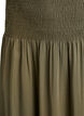 Viscose maxi skirt with smocking, Green, Packshot image number 2