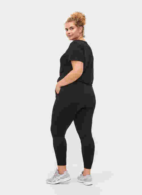 	 7/8 tights with pockets and adjustable drawstring