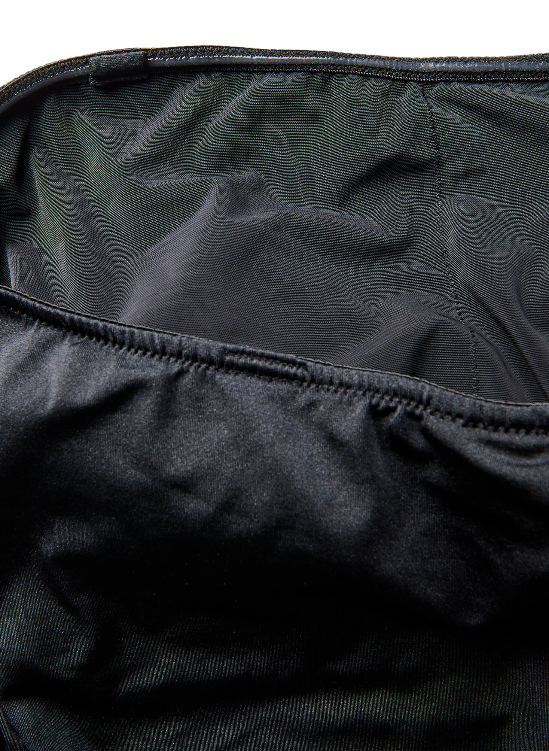 Zizzifashion Tankini with removable cups and adjustable sides, Black, Packshot image number 4