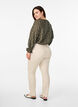 Slim fit Emily jeans with regular waist, Beige, Model image number 1