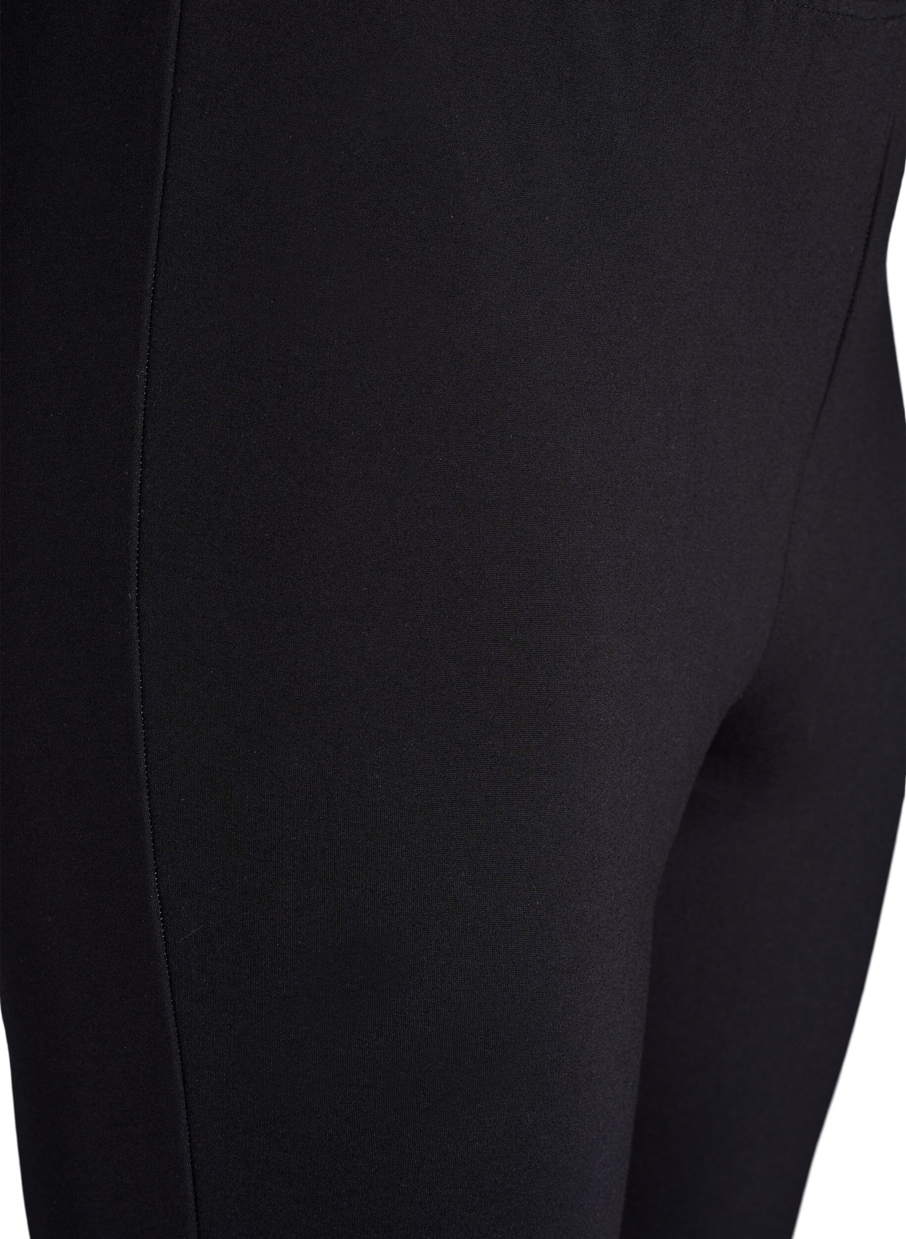 Zizzifashion Leggings with buttons at the bottom, Black, Packshot image number 2