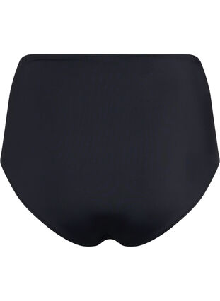 High waisted bikini bottom, Black, Packshot image number 1