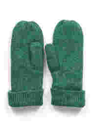 Knitted mittens, Evergreen Melange, Packshot
