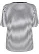 T-shirt with TENCEL&trade; Lyocell and stripes, White, Packshot image number 1