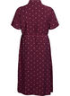 Midi shirt dress with polka dots, Red, Packshot image number 1