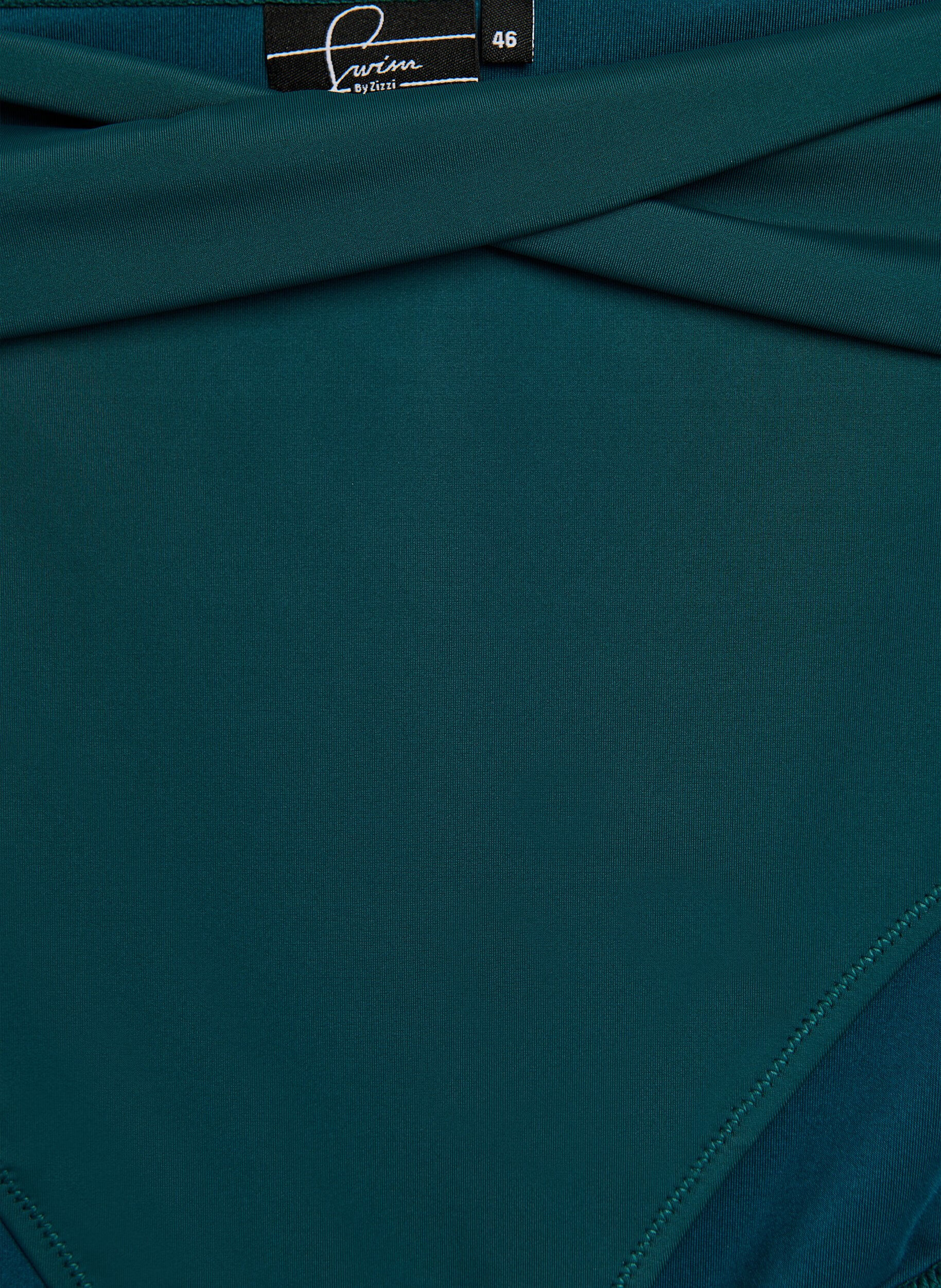 Zizzifashion Bikini briefs with wrap detail, Green, Packshot image number 2