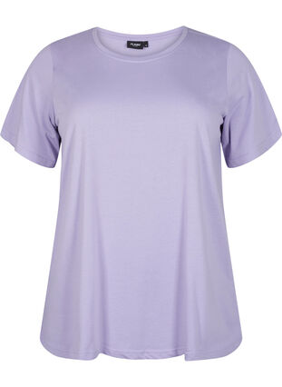 FLASH - T-shirt with round neck, Lavender, Packshot image number 0