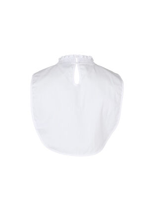 Shirt collar with smocking, Bright White, Packshot image number 1