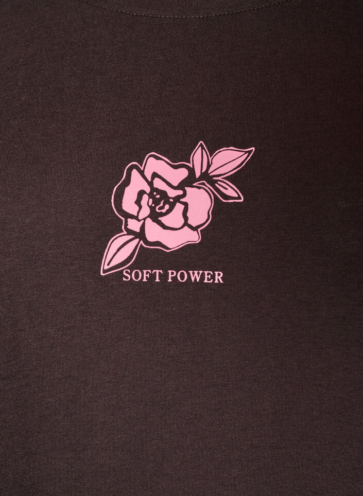T-shirt with motif, Brown, Packshot image number 2