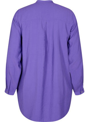 Long colour-block shirt, Purple Block, Packshot image number 1