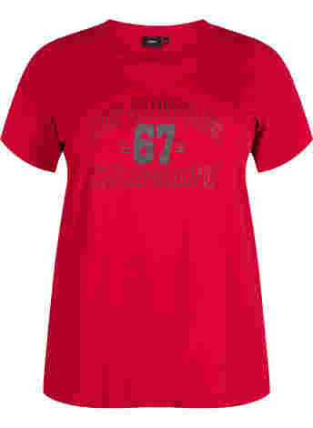 Cotton t-shirt with print on the front